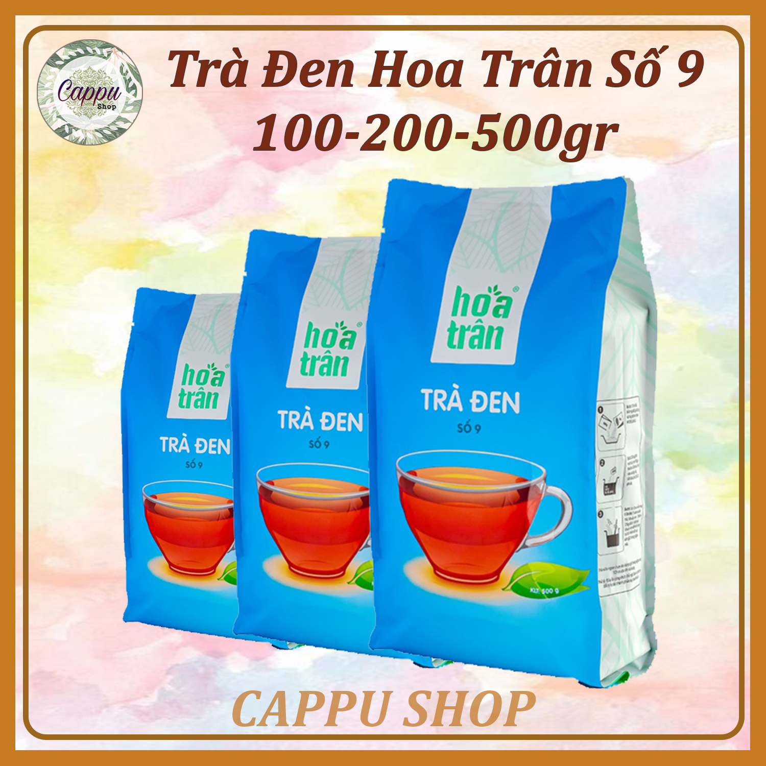 Trà đen hoa trân số 9, nguyên liệu làm trà sữa và hồng trà -