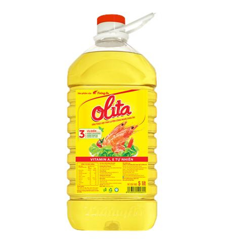 Chai Dầu Ăn Thực Vật Tường An Olita 5L