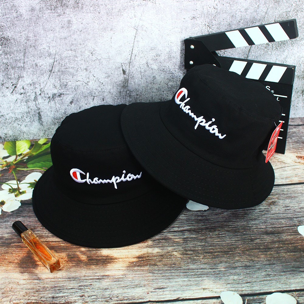 (Ảnh Thật) Mũ bucket nam nữ nón tai bèo thêu CChampionn vành tròn vải thoáng khí - Sudoo