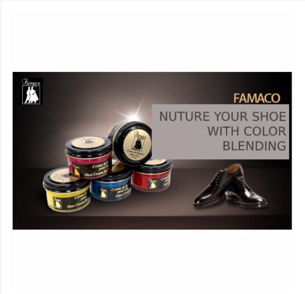 Dưỡng ẩm, bổ sung màu cho giày da, túi da thương hiệu FAMACO pháp