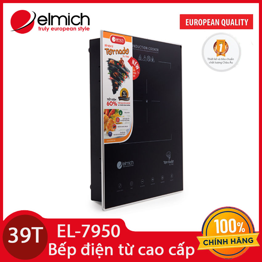 Bếp Điện Từ Âm Elmich Tornado EL-7950 Chính Hãng, Bảo Hành 25 Tháng - Xuất xứ CH Séc