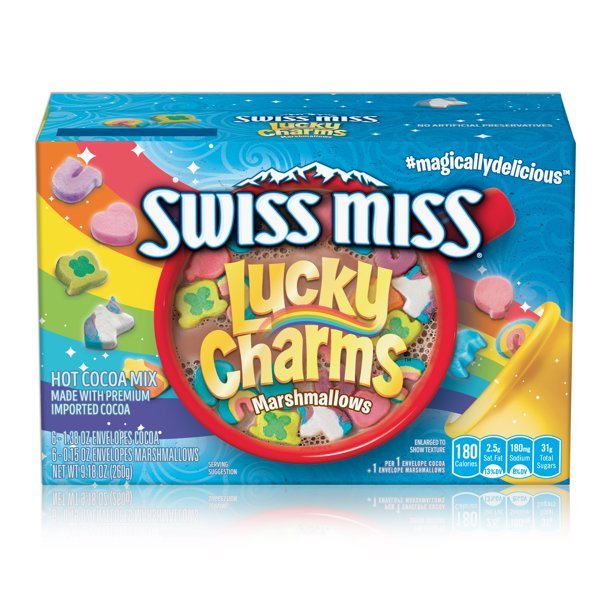 Bột Cacao Swiss miss Lucky Charm - Marshmallow  -- Mỹ
