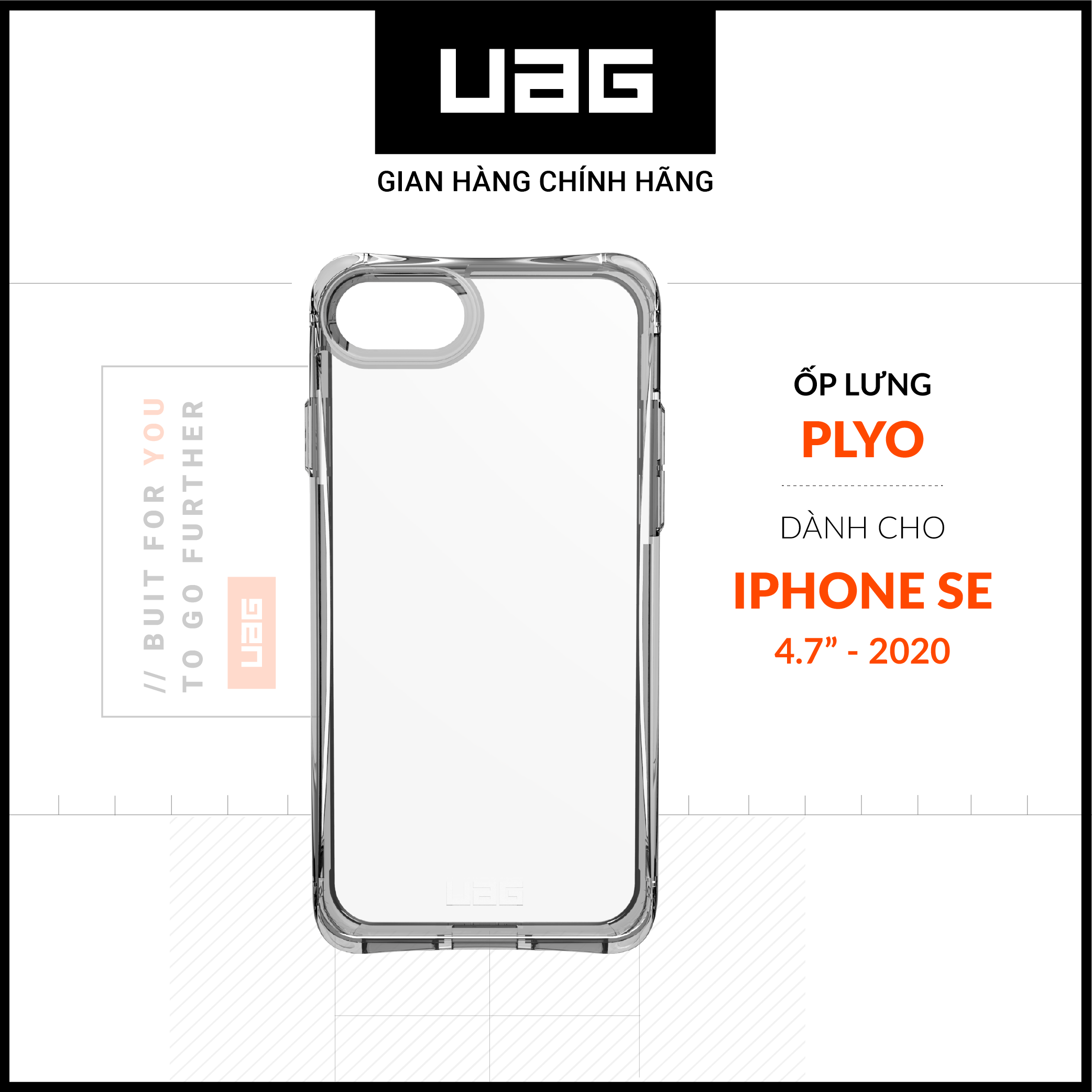 Ốp lưng UAG Plyo cho iPhone SE 2020/2022
