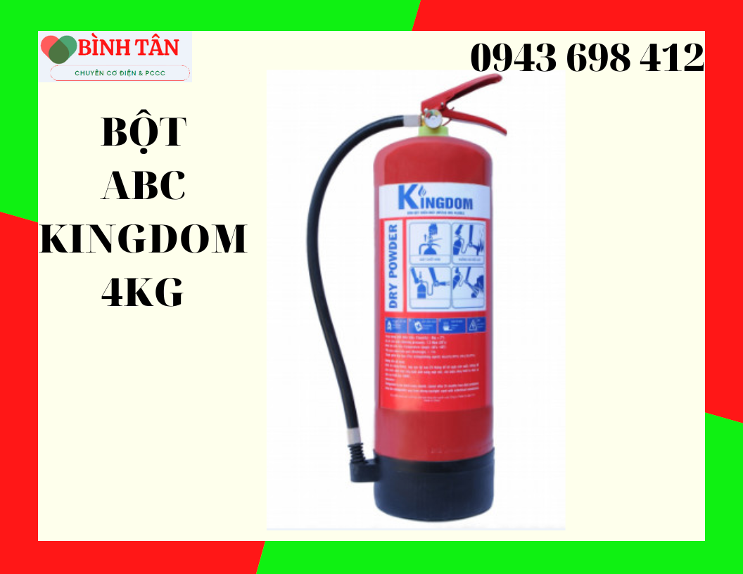 Bình bột abc kingdom 4kg