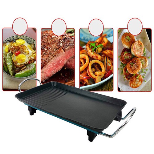 Bếp nướng điện không khói - Mặt nướng chống dính - Có khay hứng mỡ thừa - Bảo hành 12 thán