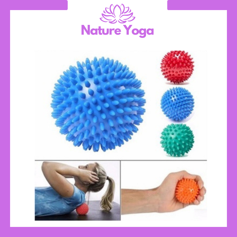 Bóng Gai hỗ trợ massage trị liệu yoga/GYM/Pilate Đường Kính 6-9cm(Màu Ngẫu nhiên)