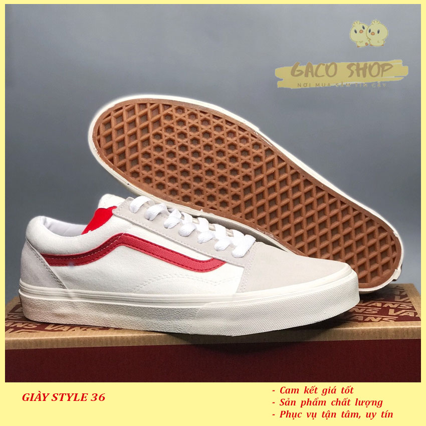 Giày thể thao Style 36 Sọc Đỏ [GACO SHOP]