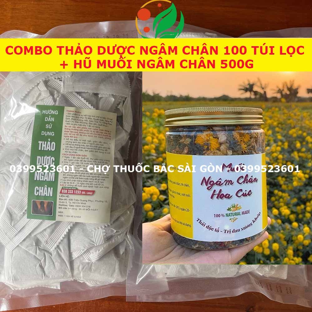 Thảo Dược Ngâm Chân Đông Y - Thải Độc Giảm Đau Nhức - Tê Chân - Giảm Hôi Chân - Tiệm Thuốc Bắc Sài Gòn