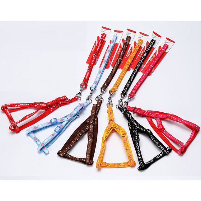 Dây dắt chó mèo 2 lớp từ 1-15kg