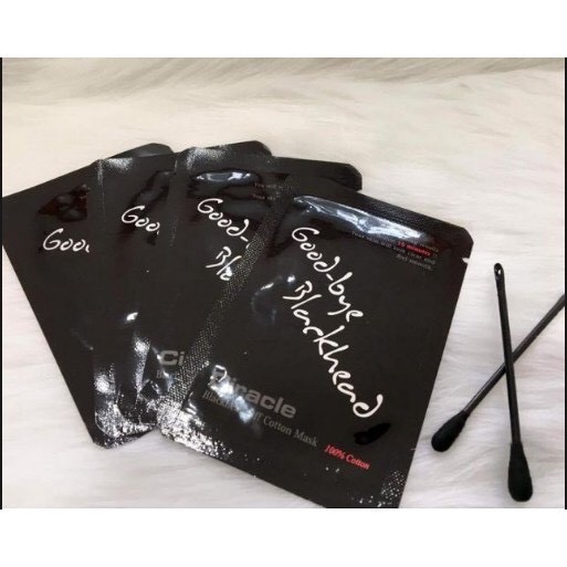 (T9.25)Mặt Nạ Đẩy Mụn Đầu Đen Goodbye Blackhead Cotton Mask Ciracle