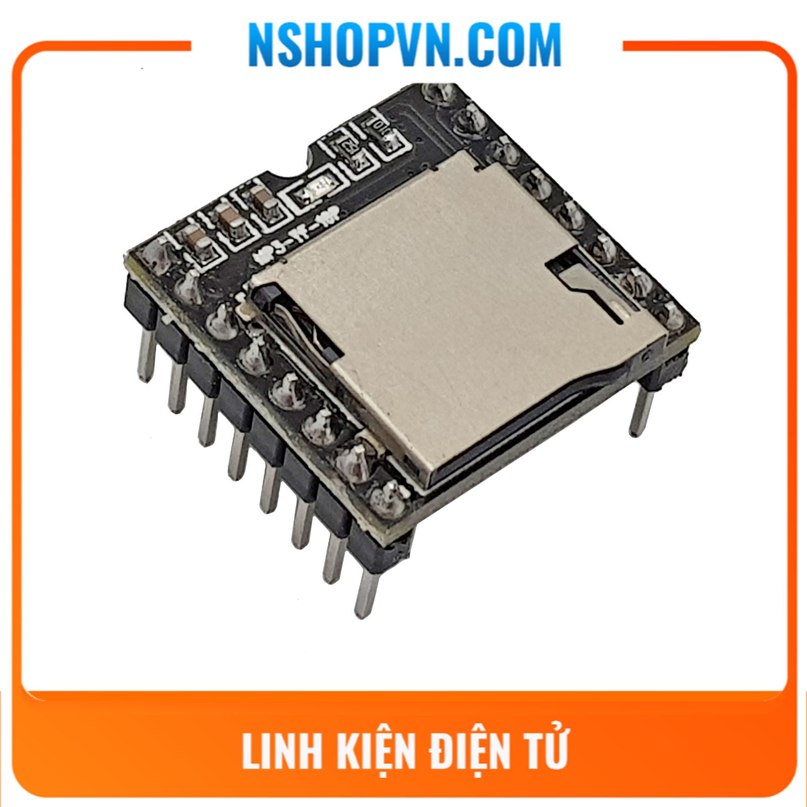 Mạch phát âm thanh kết hợp amply mp3-tf-16p