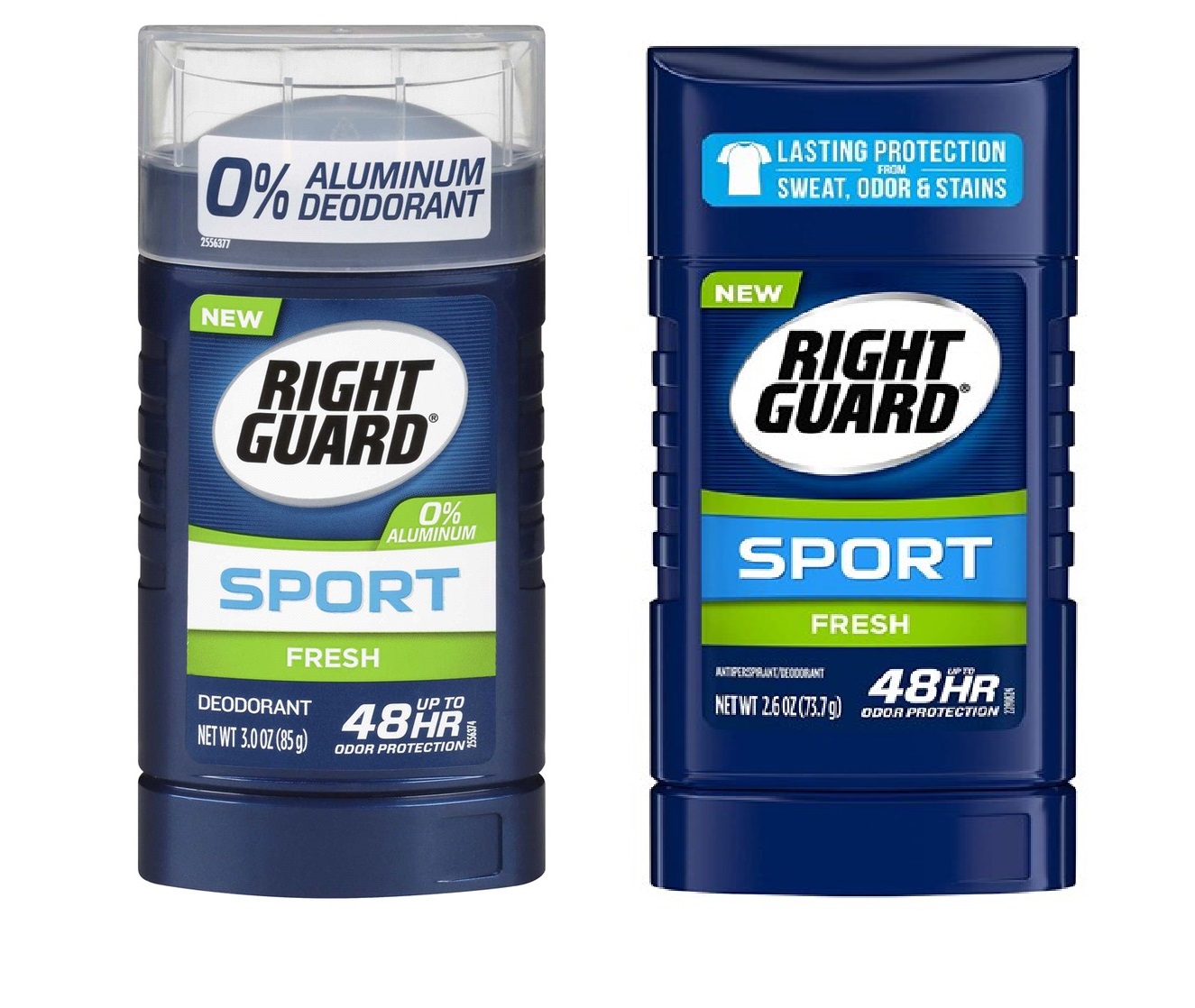 Lăn sáp khử mùi nam Right Guard Sport Aluminum-Free Deodorant Invisible Solid Stick Fresh 73g/85g (Mỹ)