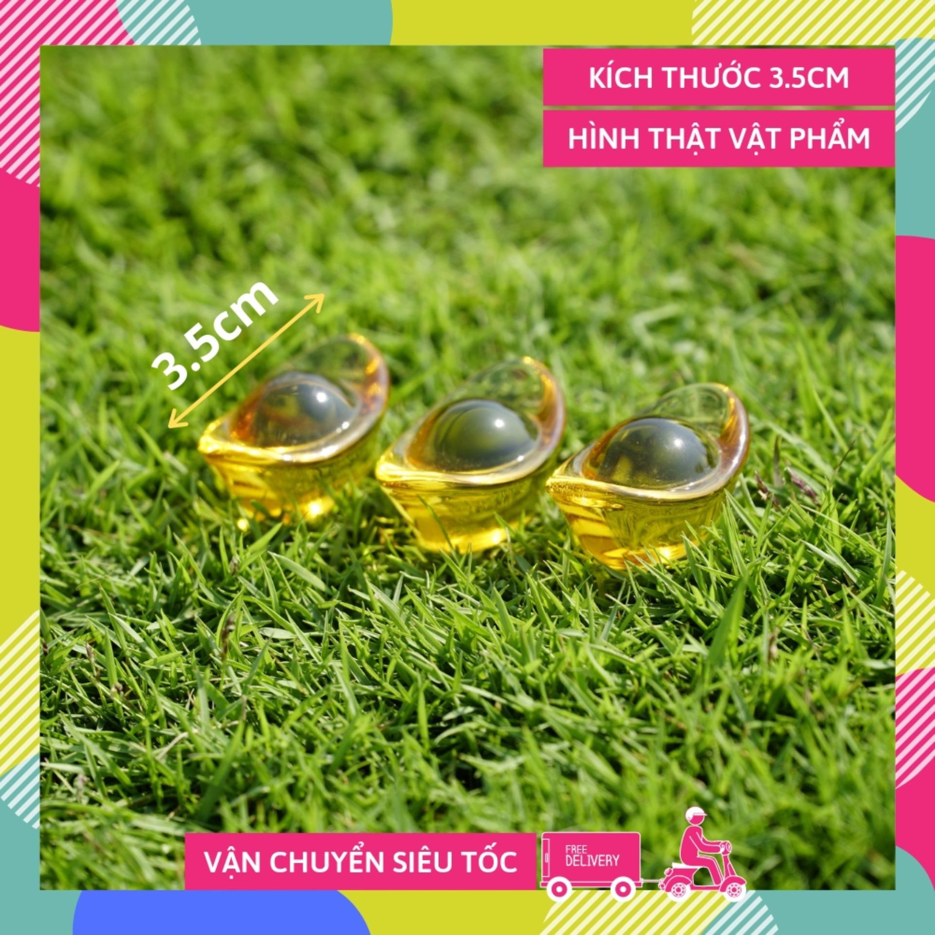 [HCM]Thỏi vàng THẦN TÀI phong thủy KIM NGUYÊN BẢO - Nhỏ 3.5x2x2cm