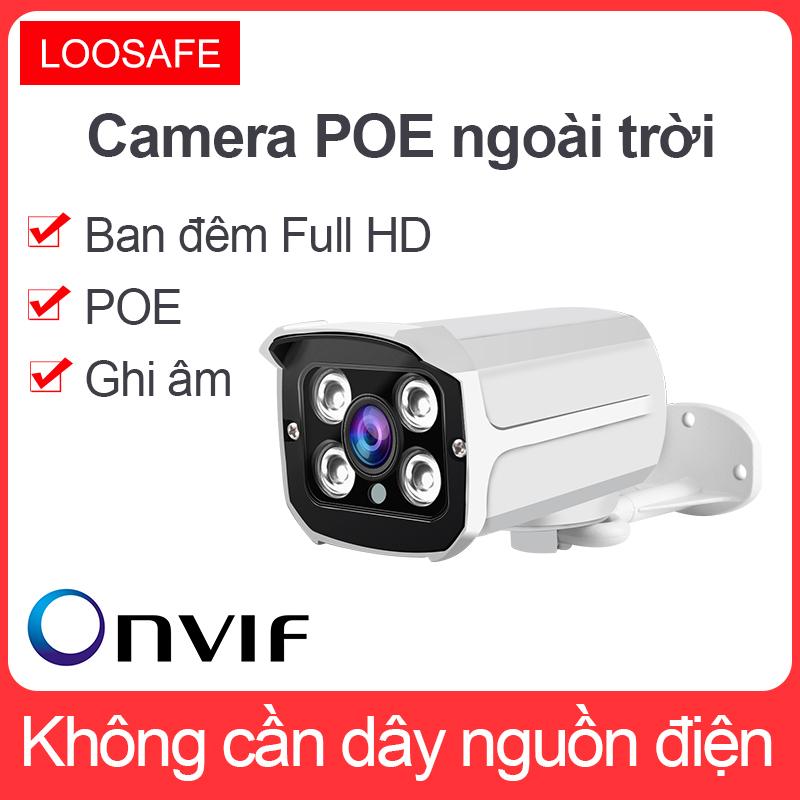 Camera POE giám sát 6mm trong nhà Full HD 1080P,  camera IP hồng ngoại ban đêm