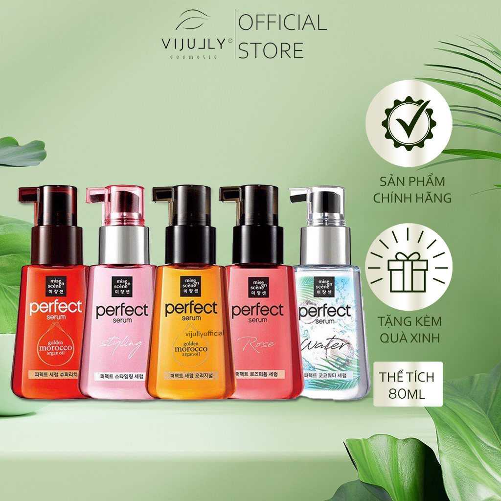 Dầu Dưỡng Tóc Perfect Serum chính hãng, cấp ẩm phục hồi tóc - Tinh dầu dưỡng tóc uốn, tóc khô xơ 80ml