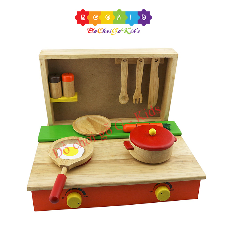 Bộ đồ chơi nấu ăn bằng gỗ thông minh an toàn cho bé, đồ chơi nấu ăn thương hiệu winwintoys