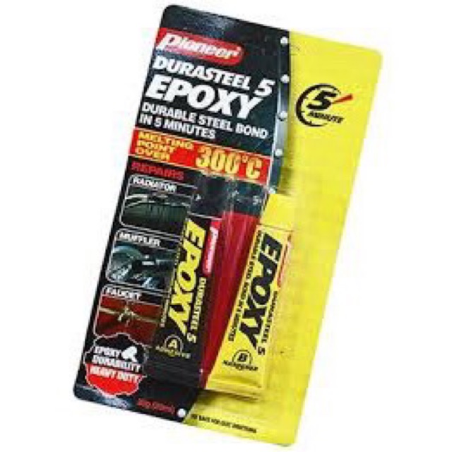 Keo dán sắt chịu nhiệt chất lượng cao vàng đen epoxy