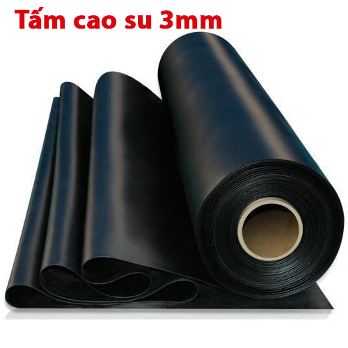 TẤM CAO SU 3MM giảm chấn, chịu lực, chịu nhiệt độ cao, chống trơn trượt, chống rung, chịu dầu, chống cháy, cách âm dùng để lót sàn làm gioăng giá nhà sản xuất, cuộn cao su tấm giá rẻ