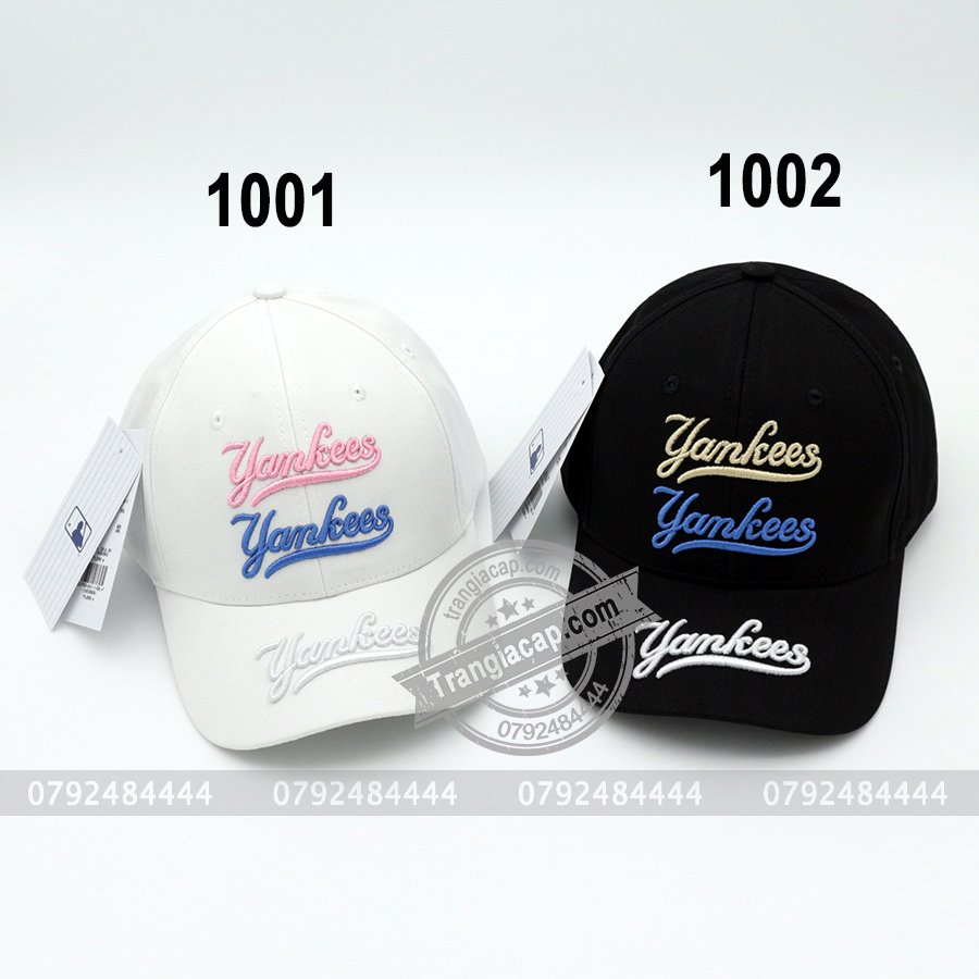 Nón kết MLB Yankees họa tiết 3 chữ