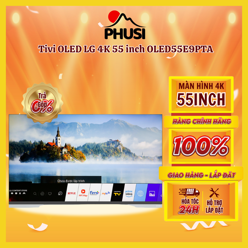 [Trả góp 0%]Tivi OLED LG 4K 55 inch OLED55E9PTA