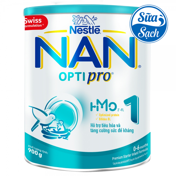 Sữa bột nestle nan optipro 1 800gr mẫu mới
