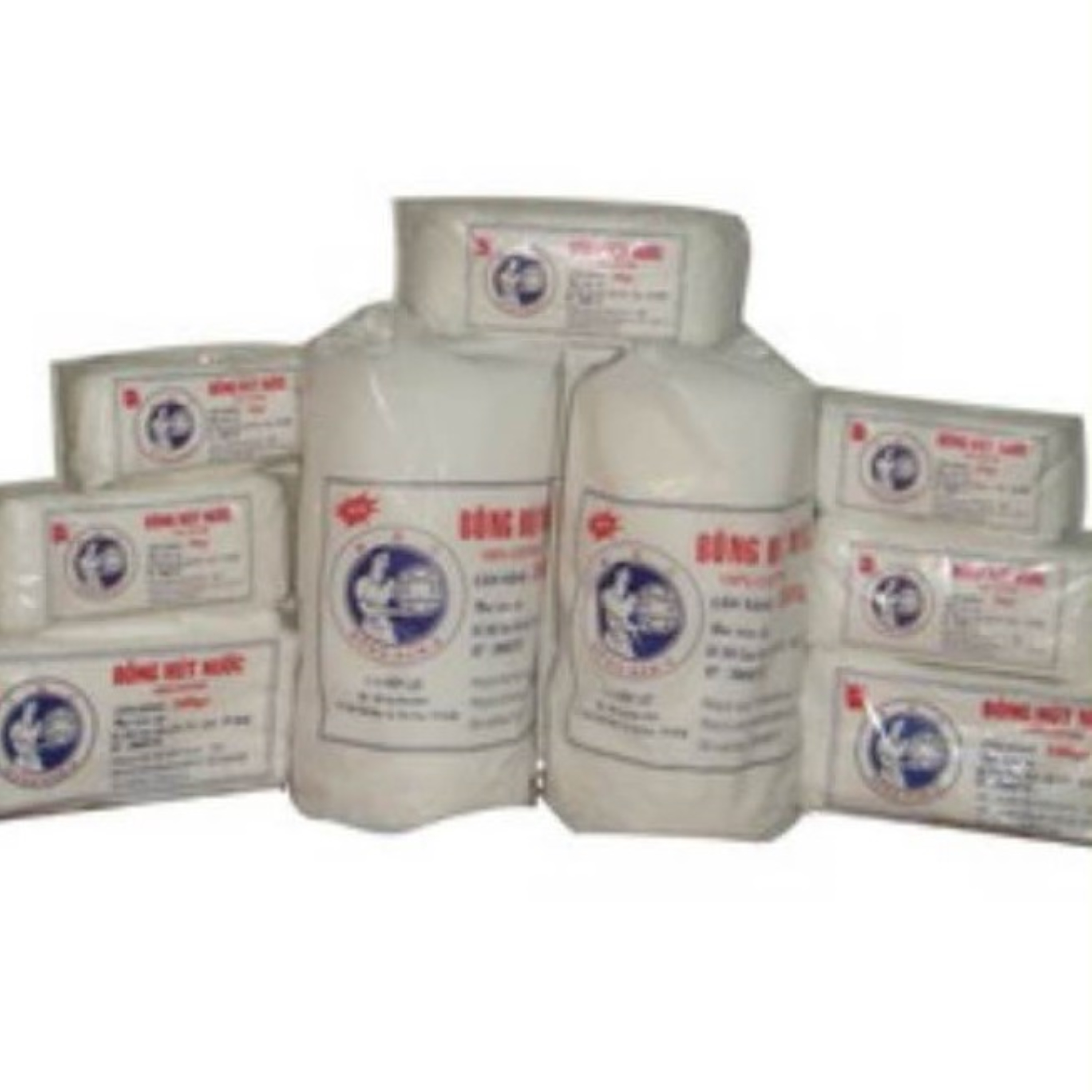 Bông gòn y tế, hút thấm nước, dùng vệ sinh hay trang điểm chăm sóc cá nhân ,đầy đủ kích cỡ.