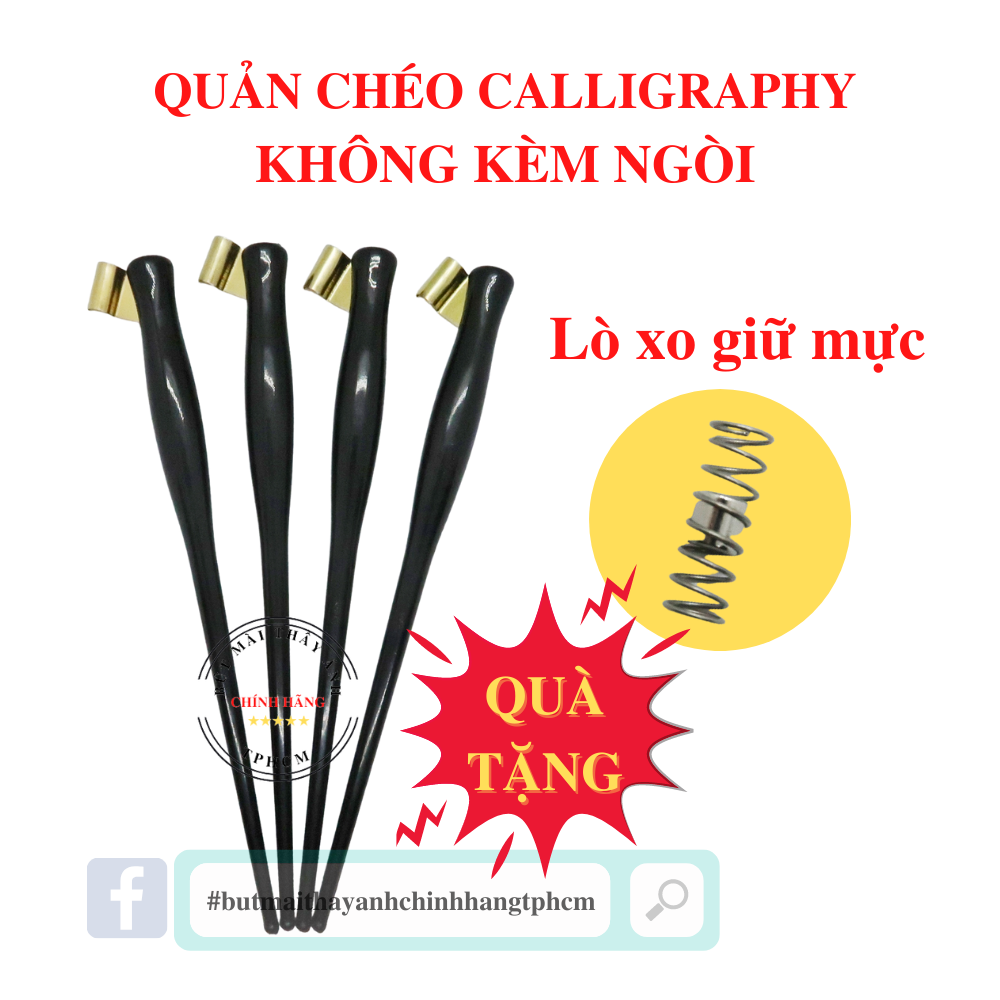 Quản chéo luyện chữ sáng tạo calligraphy không kèm ngòi