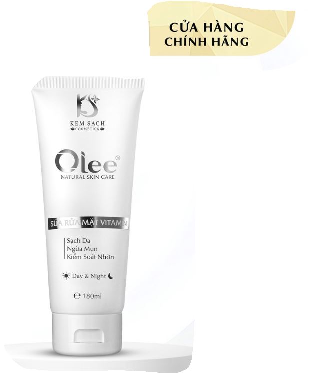 Sữa rửa mặt vitamin ngăn ngừa mụn olee giá 2 hôp