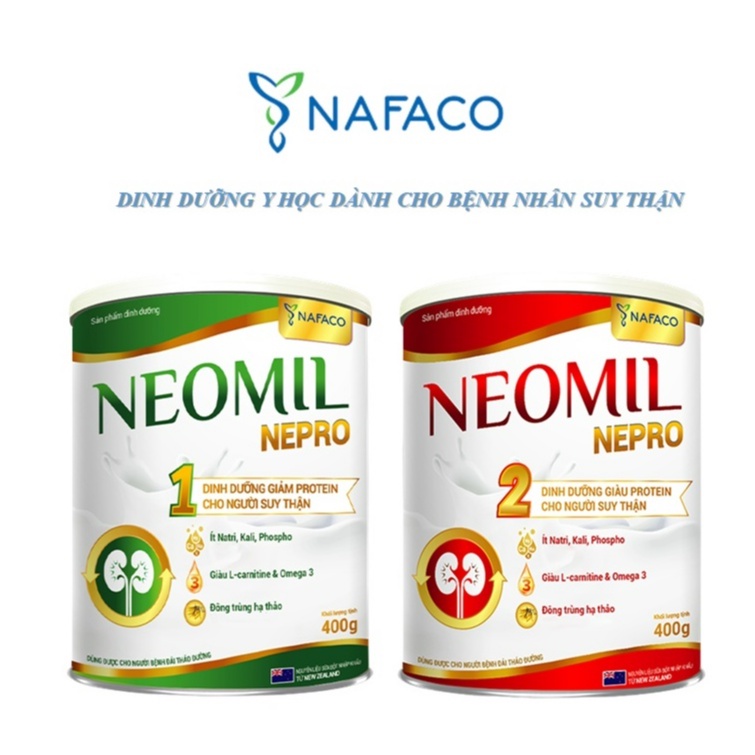 Sữa bột neomil nepro số 1,2 400g