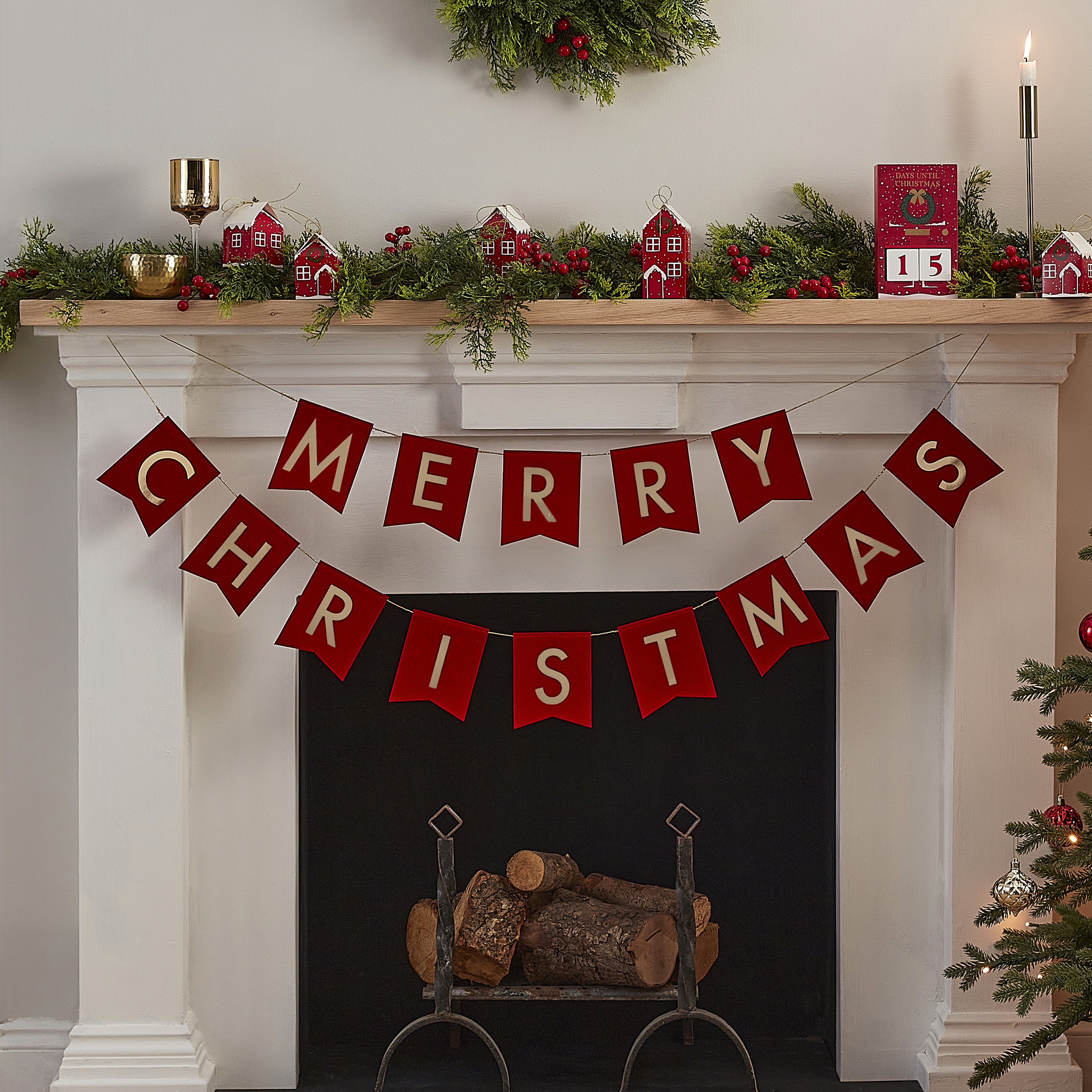 Dây cờ Merry Christmas dcxm03