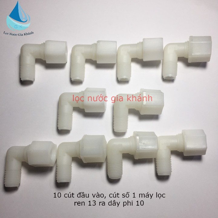 10 chiếc cút đầu vào vặn ren máy lọc nước, cút số 1 máy lọc nước.