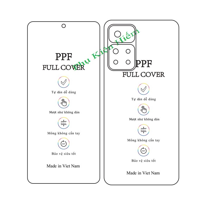 Dán dẻo ppf redmi note 11 pro - redmi note 11 pro plus 5g cả hai mặt