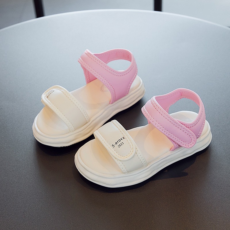Dép quai hậu Sandal bé Gái , quai dán siêu nhẹ XD14