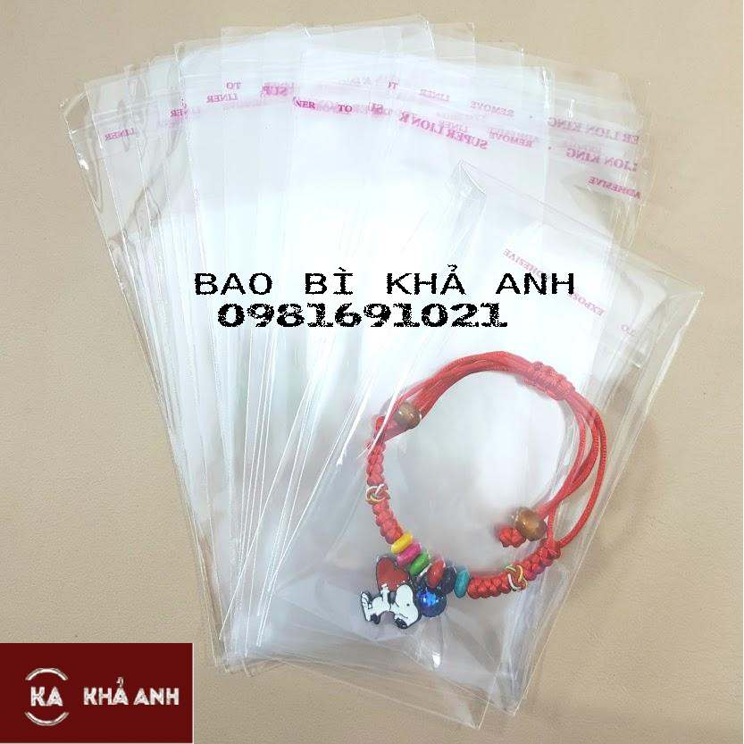 1 KG Bọc Kiếng Keo Đựng Phụ Kiện - TÚI NILON CÓ KEO DÁN