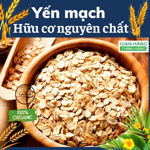 500g Yến mạch hữu cơ nguyên chất cán mỏng