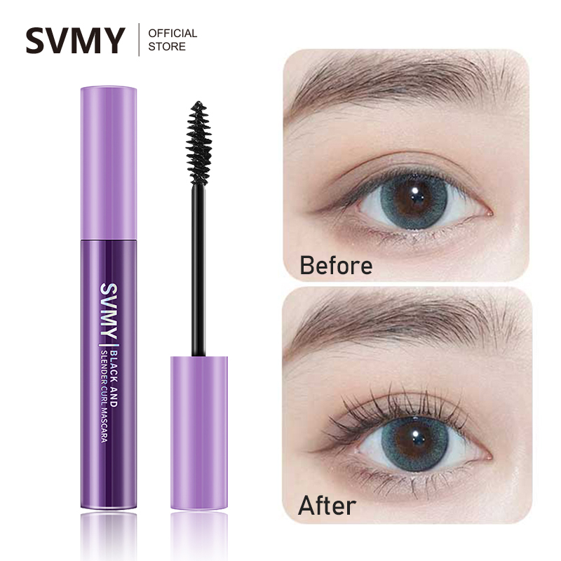 SVMY Mascara Dài Mi và Cong Mi & Tơi Mi Tự Nhiên Lameila Hyper Curl Waterproof Chuốt Mi Đen Không Lem