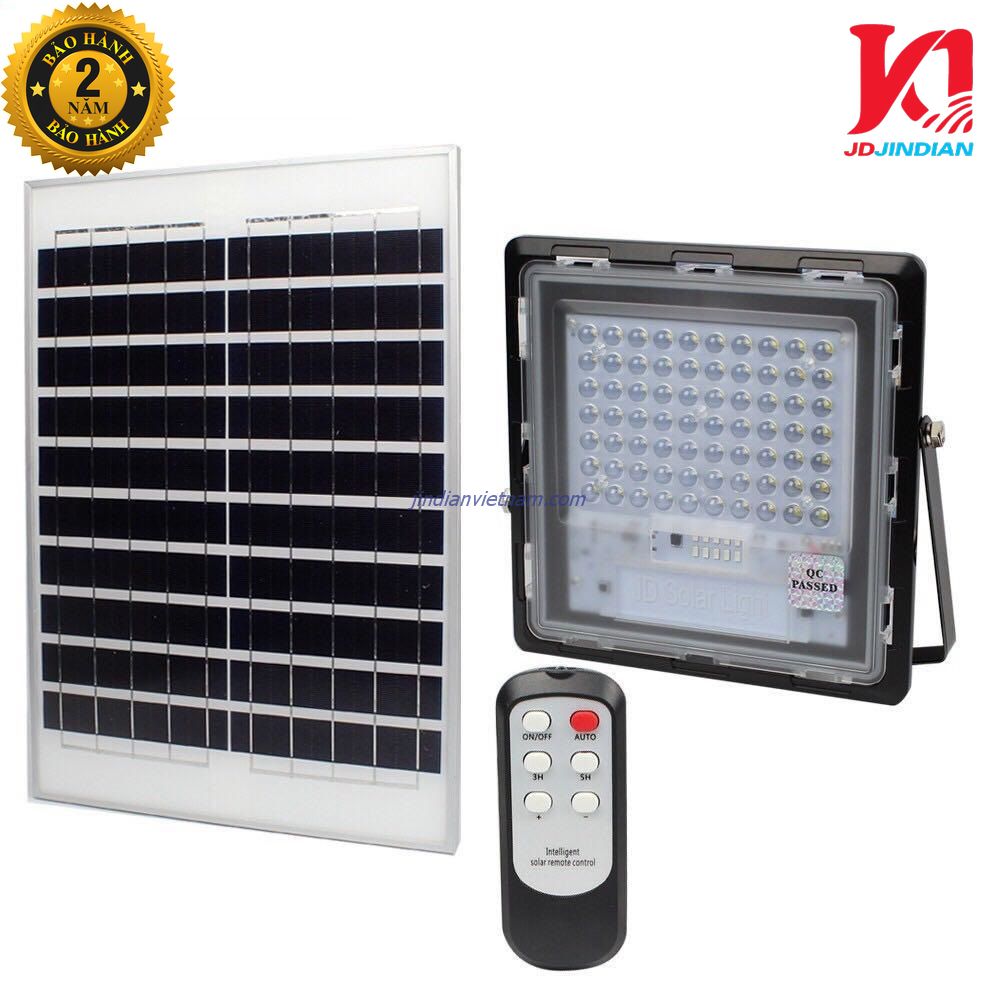 Đèn pha led năng lượng mặt trời 70w jd-770