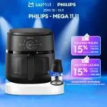 Nồi Chiên Không Dầu cảm ứng Philips NA230/00 - 13trong1 |6.2L|RapidAir Chín đều không lật trở- BH 2 năm - Hàng Phân Phối Chính Hãng