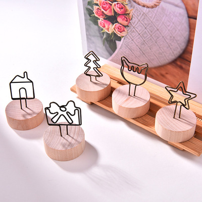 Kẹp gỗ mini để bàn kẹp giấy nhớ, giữ giấy note, giữ ảnh
