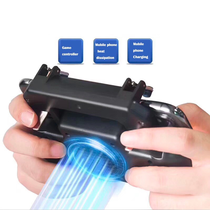 Tay Cầm Chơi Game Có Quạt Tản Nhiệt Kiêm Pin Dự Phòng
