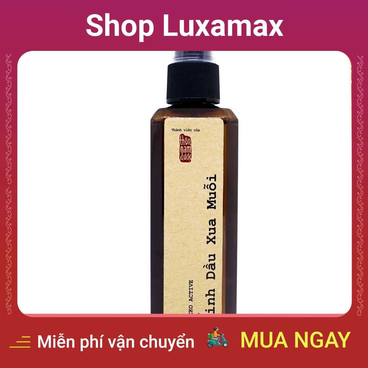 Tinh Dầu Xua Muỗi GECKO ACTIVE (100ml) dạng xịt DTK55077766 - Shop LuxaMax - GECKO Active mosquito oil (100ml) spray