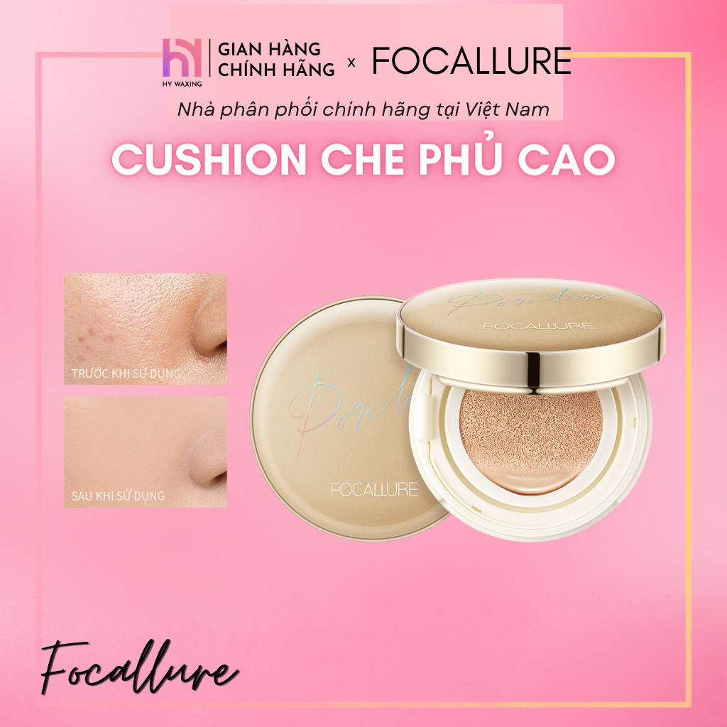Phấn Nước FOCALLURE Mịn Lì Độ Che Phủ Cao Kiềm Dầu Kháng Nước Lâu Cushion FA-198