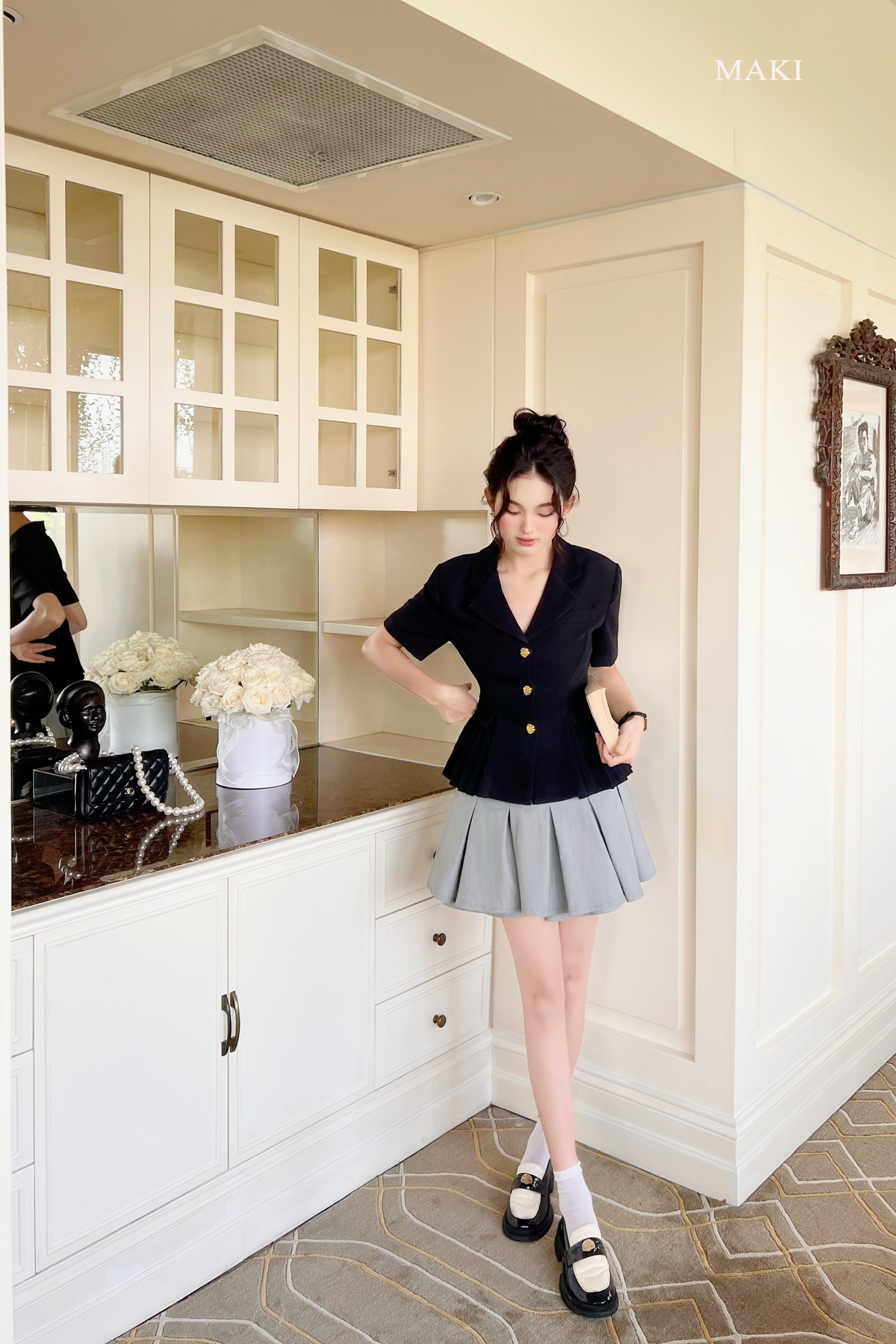 Maki - otis shirt - black