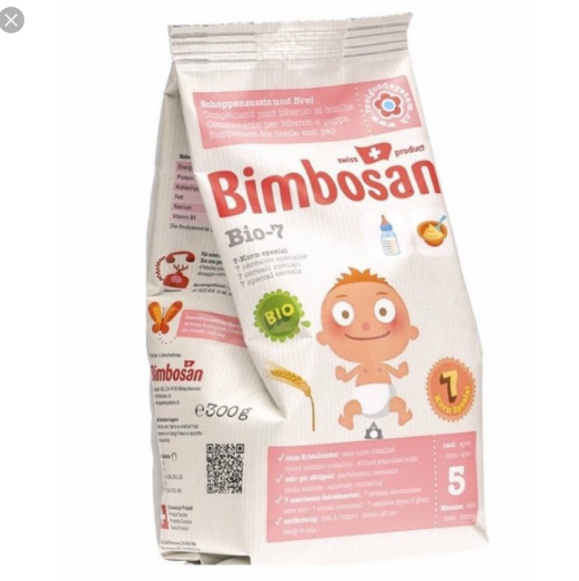 Túi bột ăn dặm bimbosan bio 7 300g