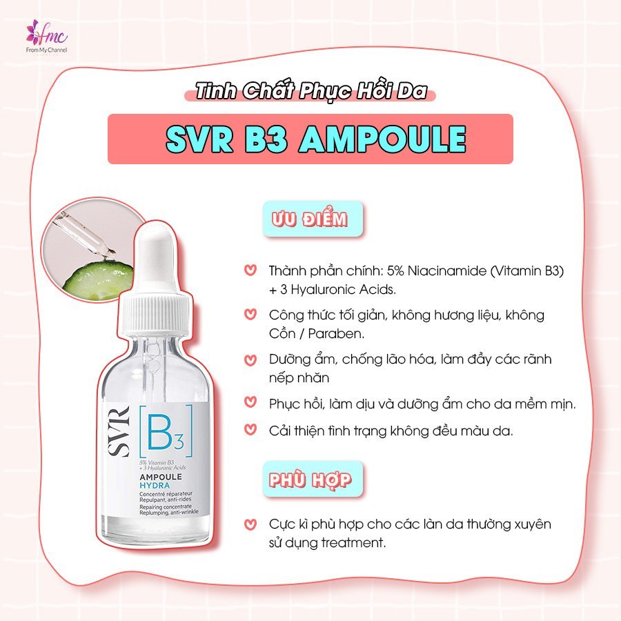 [MUA 1 TẶNG 1] CÁC PHIÊN BẢN AMPOULE TỪ NHÀ SVR + Tặng 1 túi chườm giảm đau bụng
