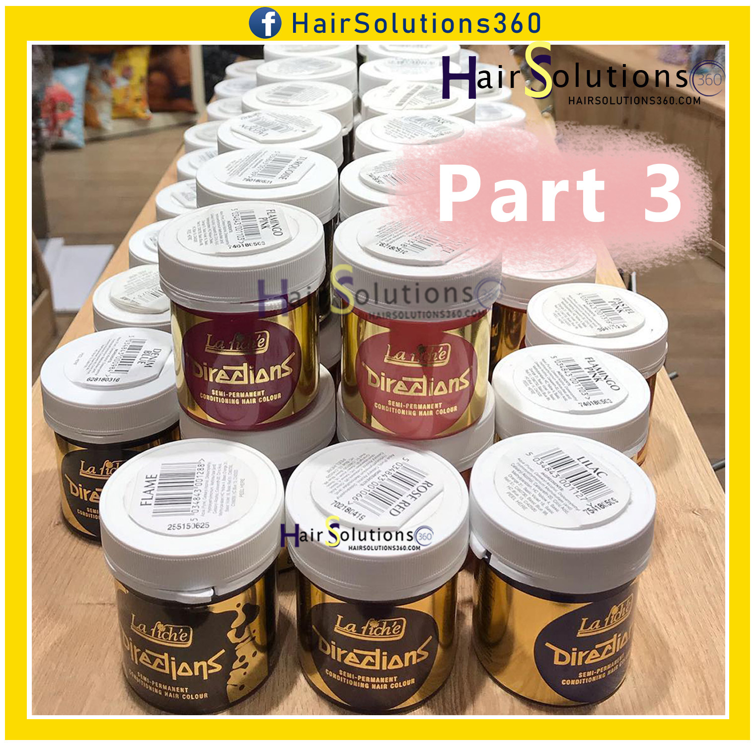 Part 3- Thuốc nhuộm tóc Lariche Direction dạng Semi-pernament - HairSolutions360 - la riche directions