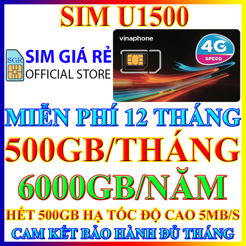  FREESHIP - Sim 4G Vinaphone trọn gói 1 năm VD149 D159V U1500 BIG50Y FHAPPY D89Y D500 - Shop sim giá rẻ - CHƯA KÍCH HOẠT. 