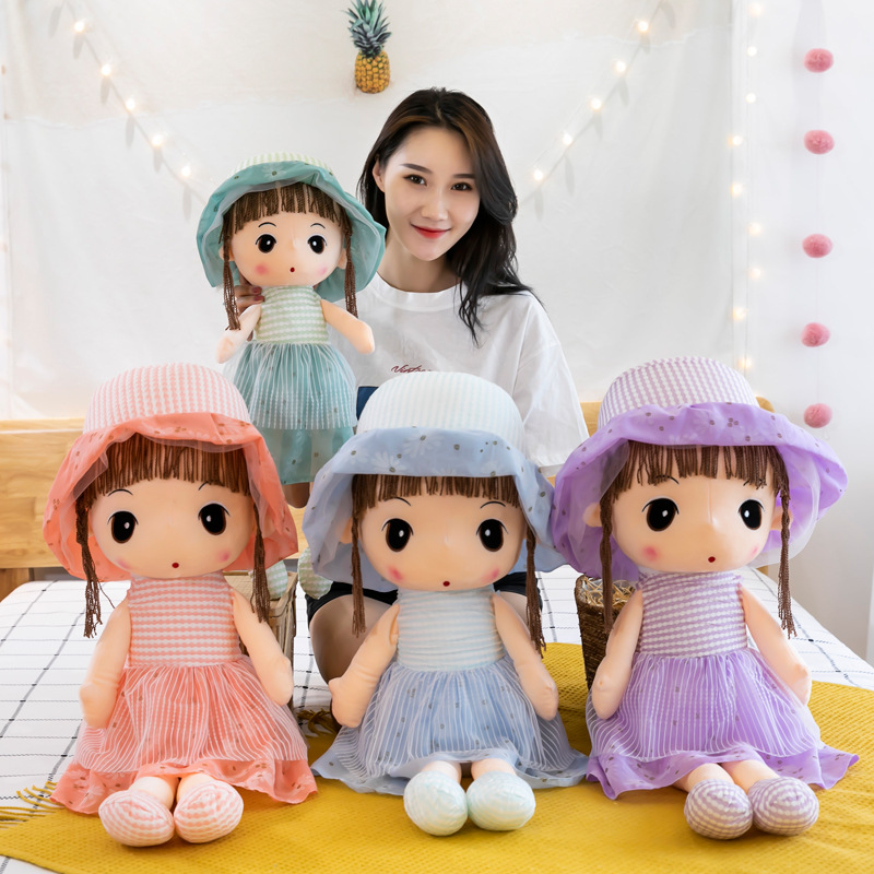 Búp bê nhồi bông giá rẻ gấu bông thú nhồi bông cao cấp nhiều màu quà tặng sinh nhật cho bé size 45cm và 60cm