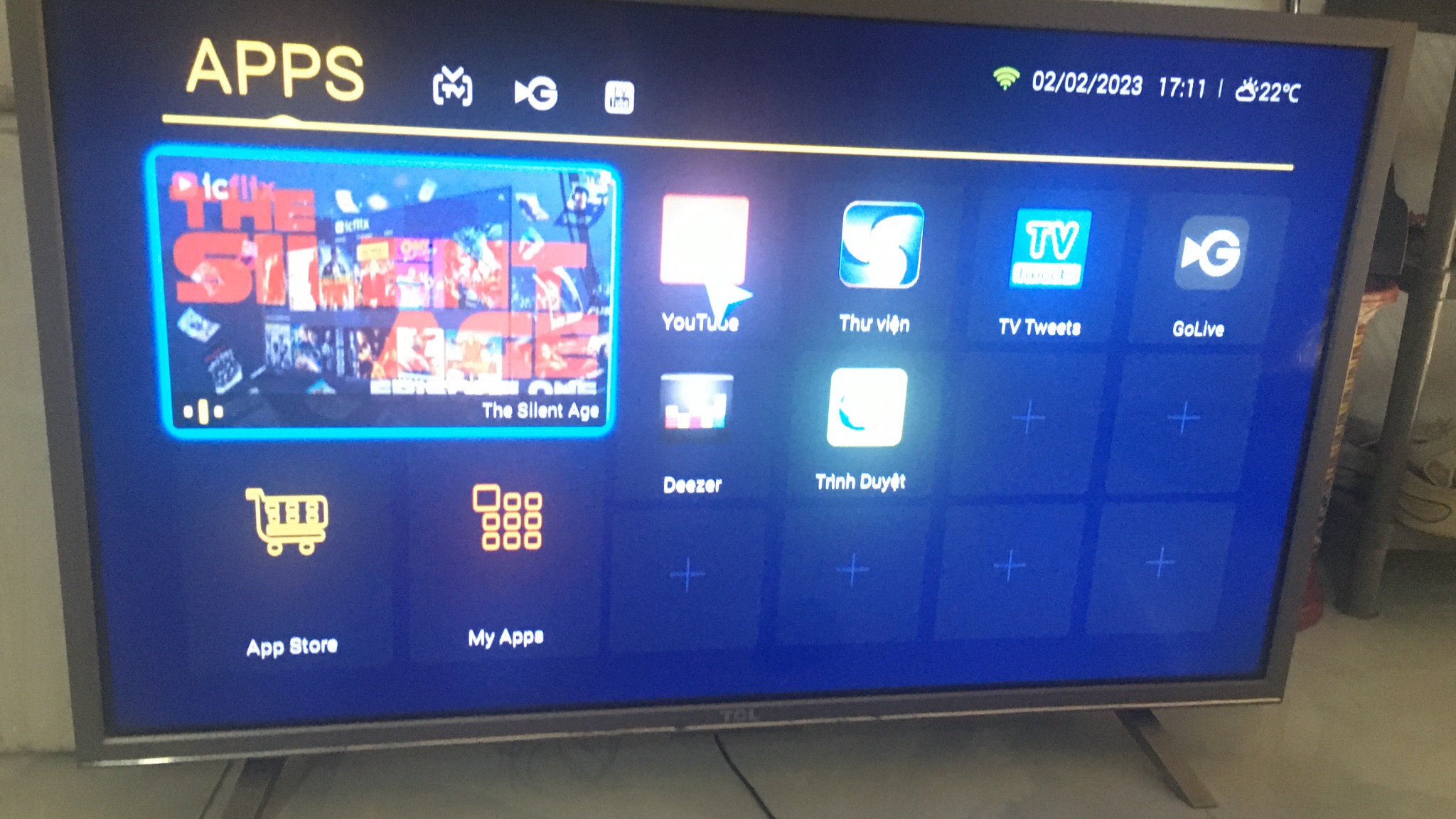 Tivi smart tcl led 32ich giải trí còn mới 98% có hình thật