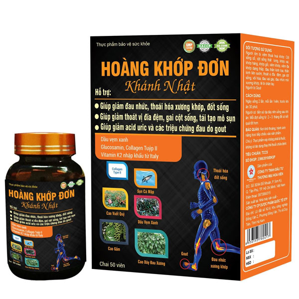 Hoàng khớp đơn khánh nhật
